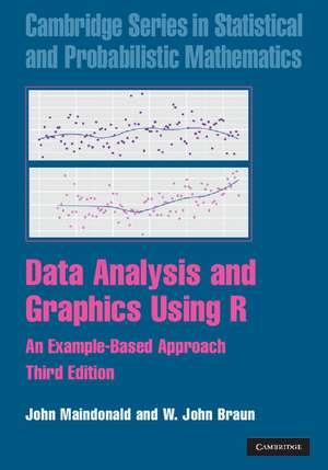 Data Analysis and Graphics Using R: An Example-Based Approach de John Maindonald