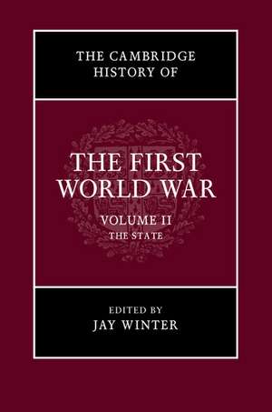 The Cambridge History of the First World War de Jay Winter