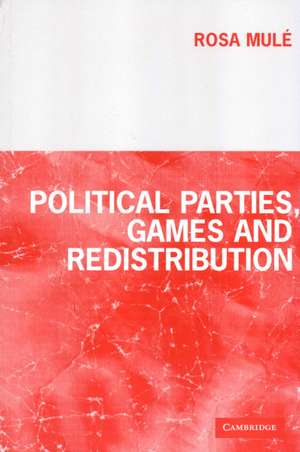 Political Parties, Games and Redistribution de Rosa Mulé