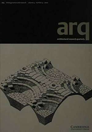 arq: Architectural Research Quarterly: Volume 4, Part 4 de Peter Carolin