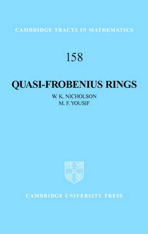 Quasi-Frobenius Rings de W. K. Nicholson