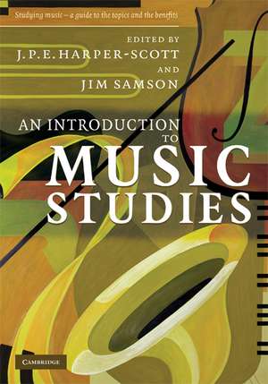 An Introduction to Music Studies de J. P. E. Harper-Scott