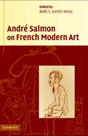 André Salmon on French Modern Art de André Salmon