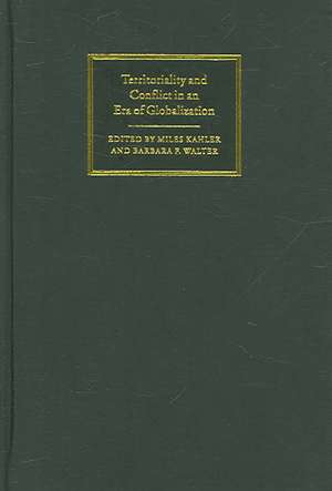 Territoriality and Conflict in an Era of Globalization de Miles Kahler