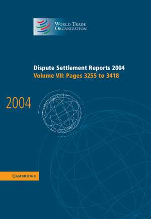 Dispute Settlement Reports 2004 de World Trade Organization