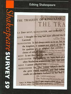 Shakespeare Survey de Peter Holland
