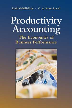 Productivity Accounting: The Economics of Business Performance de Emili Grifell-Tatjé