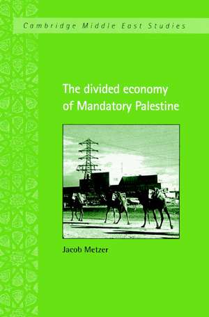 The Divided Economy of Mandatory Palestine de Jacob Metzer