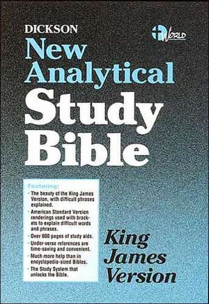 KJV - Dickson's New Analytical Study Bible de Thomas Nelson