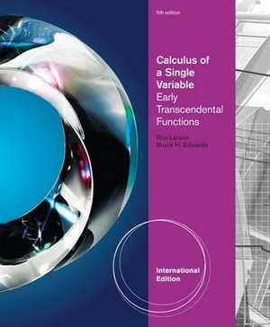 Calculus of a Single Variable de Ron Larson