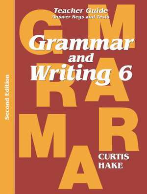 Saxon Grammar & Writing 2nd Edition Grade 6 Teacher Packet de Packet