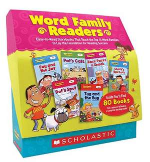 Word Family Readers Set: Easy-To-Read Storybooks That Teach the Top 16 Word Families to Lay the Foundation for Reading Success de Liza Charlesworth