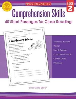 Comprehension Skills: Grade 2 de Linda Beech