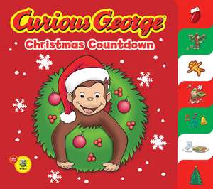 Curious George Christmas Countdown Tabbed Board Book (CGTV): A Christmas Holiday Book for Kids de H. A. Rey