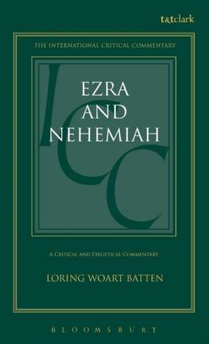 Ezra and Nehemiah de L.W. Batten