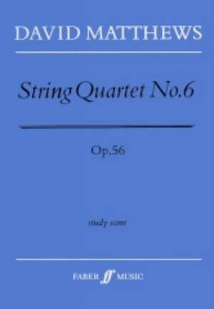 String Quartet No. 6 de David Matthews