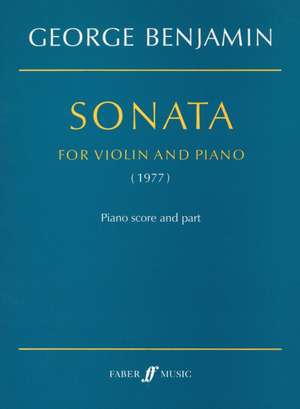 Sonata: Score & Part de George Benjamin