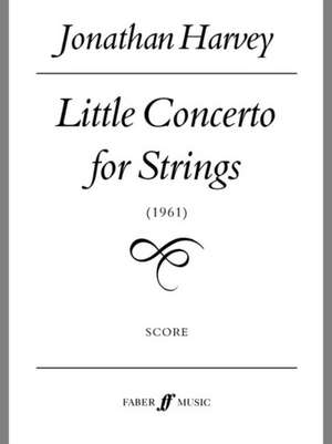 Little Concerto for Strings de Jonathan Harvey