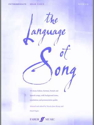 The Language of Song-Intermediate de Heidi Pegler