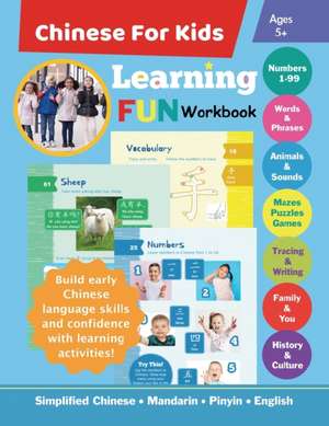 Chinese For Kids Learning Fun Workbook de Queenie Law