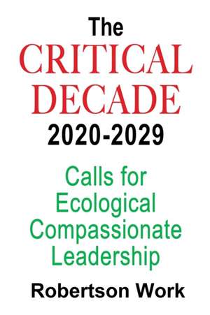 THE CRITICAL DECADE 2020 - 2029 de Robertson Work