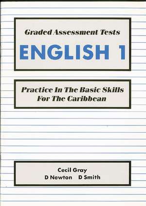 Graded Assessment Tests English 1 de Cecil Gray