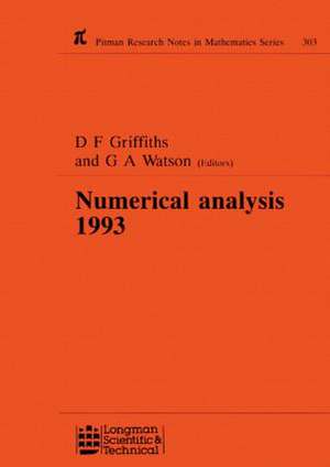 Numerical Analysis 1993 de D.F. Griffiths