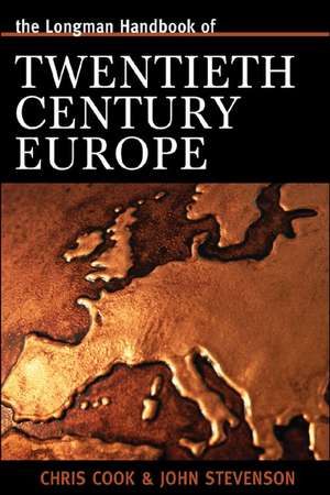 Longman Handbook of Twentieth Century Europe de Chris Cook