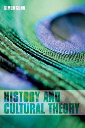 History and Cultural Theory de Simon Gunn