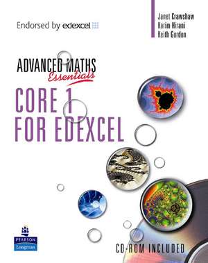 A Level Maths Essentials Core 1 for Edexcel Book, A Book and CD-ROM de Janet Crawshaw