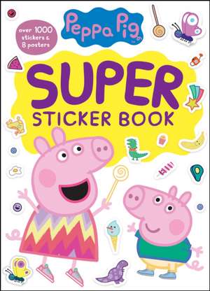 Peppa Pig Super Sticker Book de Golden Books