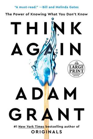 Think Again de Adam Grant