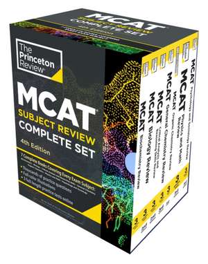 Princeton Review MCAT Subject Review Complete Box Set, 4th Edition de The Princeton Review