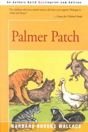 Palmer Patch de Barbara Brooks Wallace