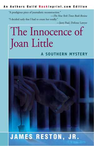 The Innocence of Joan Little de James Reston