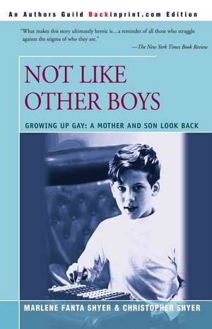 Not Like Other Boys de Marlene Fanta Shyer