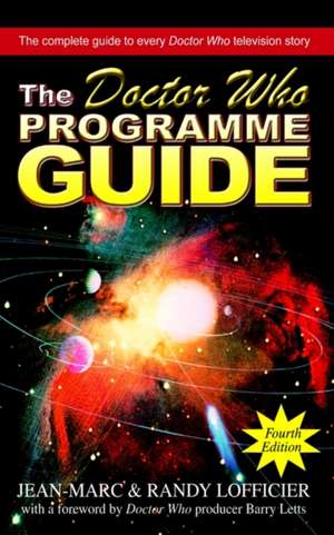 The Doctor Who Programme Guide de Jean-Marc