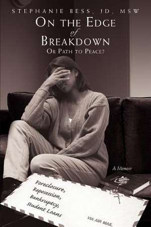 On the Edge of Breakdown de Stephanie Bess Jd Msw