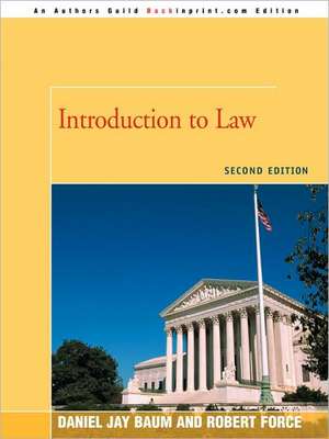 Introduction to Law de Daniel J. Baum