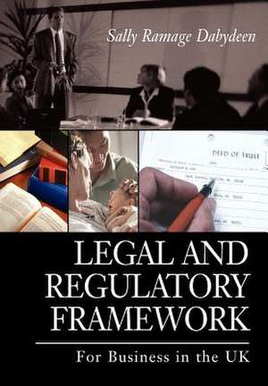 Legal and Regulatory Framework de Sally Ramage Dabydeen