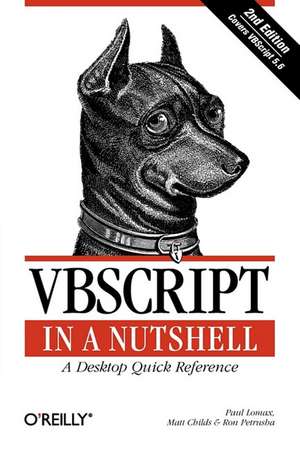 VBScript in a Nutshell 2e de Paul Lomax