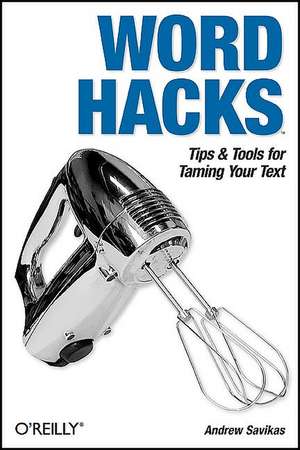 Word Hacks de Andrew Savikas