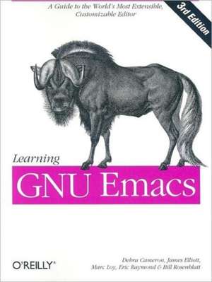 Learning GNU Emacs 3e de Debra Cameron