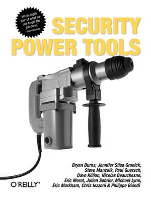 Security Power Tools de Bryan Burns