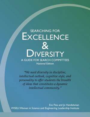 Searching for Excellence & Diversity