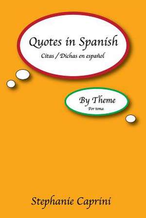 Quotes in Spanish de Stephanie Caprini