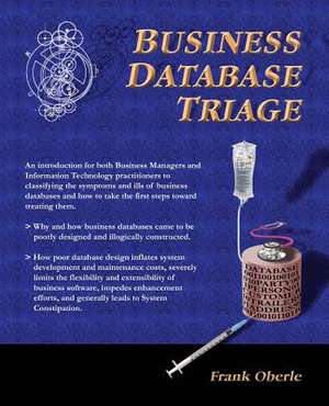 Business Database Triage de Frank Oberle