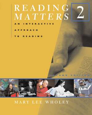 Reading Matters 2 de Mary Lee Wholey