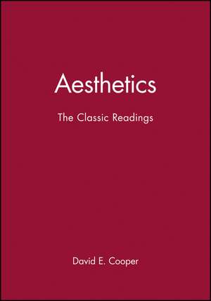 Aesthetics – The Classic Readings de DE Cooper