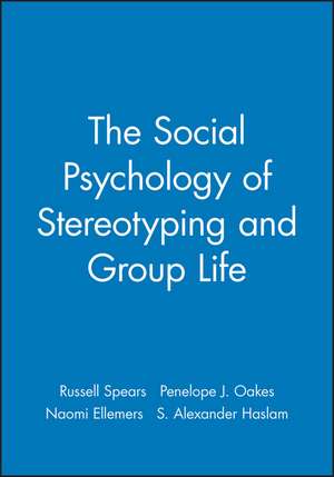 The Social Psychology Of Stereotyping And Group Life de R Spears